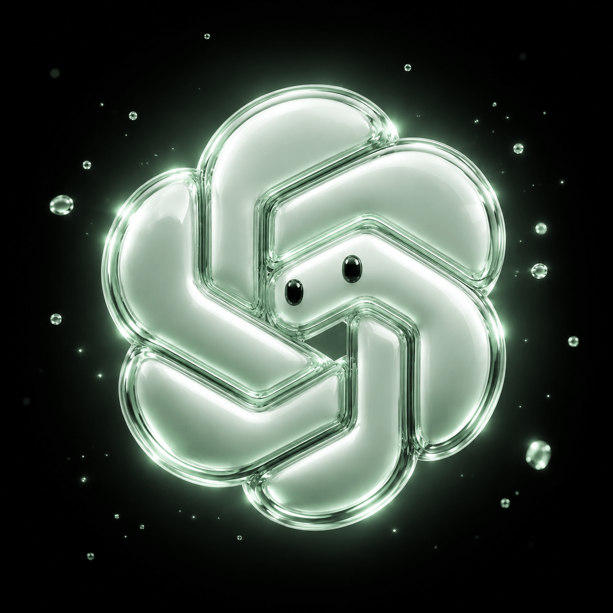 Square launch artwork showing a curious Gpt Pons character